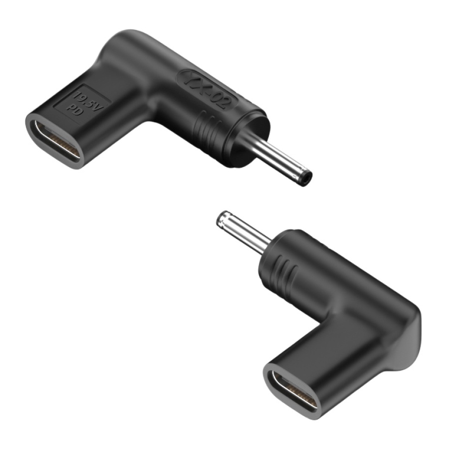 POWERTECH αντάπτορας τροφοδοσίας YX-02, USB-C σε 3.5x1.35mm, μαύρος