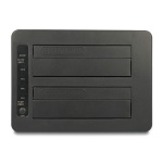 DELOCK docking station 64183 clone function, 2x HDD, CF/SD, 5Gbps, μαύρο - Image 4