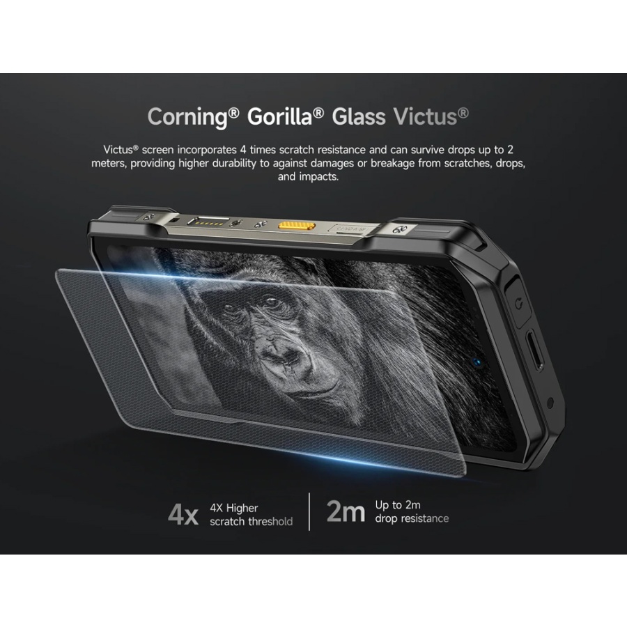 ULEFONE smartphone Armor 27T Pro, 6.78", 12/256GB, 5G, 10600mAh, IP68/IP69K, μαύρο - Image 6