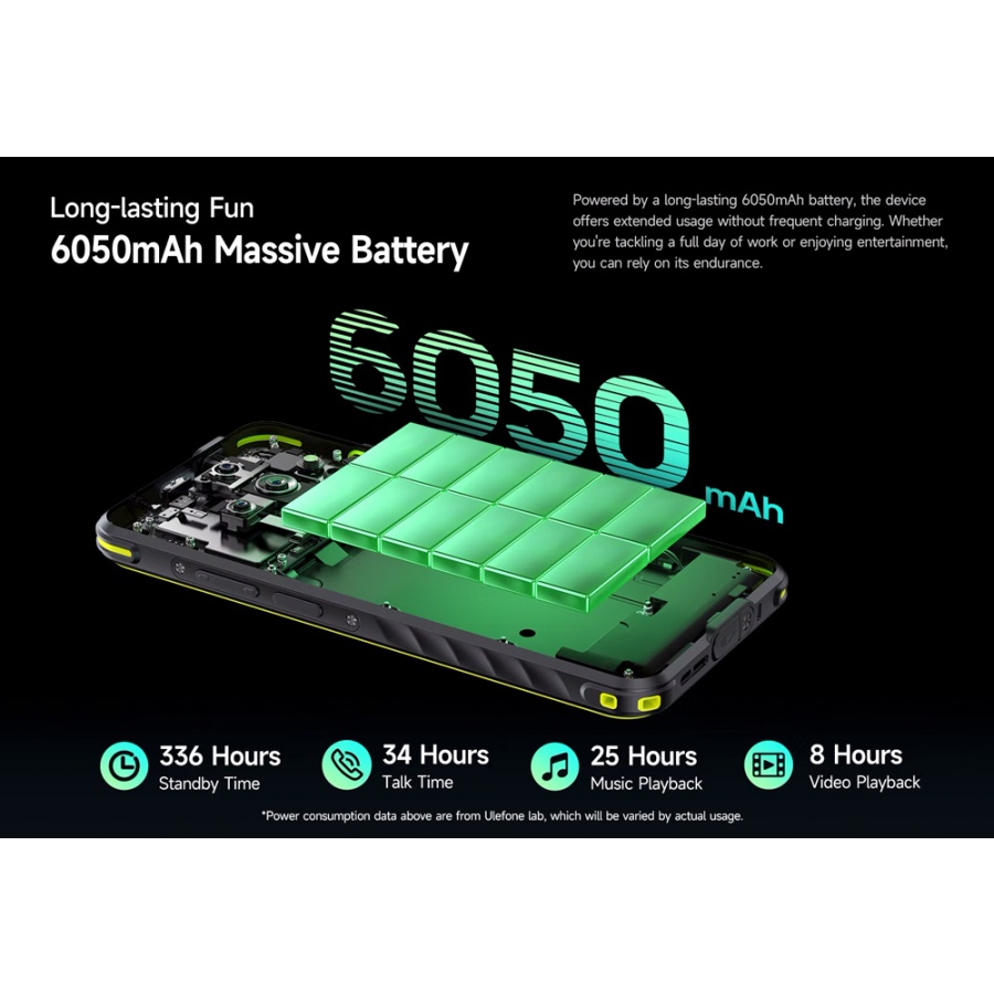 ULEFONE smartphone Armor X31 Pro, 6.56", 8/256GB, 5G, 6050mAh, IP68/IP69K, μαύρο - Image 9