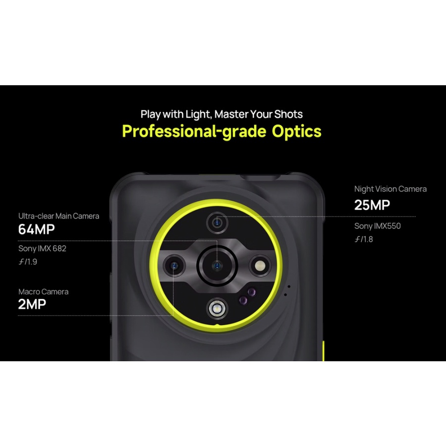 ULEFONE smartphone Armor X31 Pro, 6.56", 8/256GB, 5G, 6050mAh, IP68/IP69K, μαύρο - Image 12