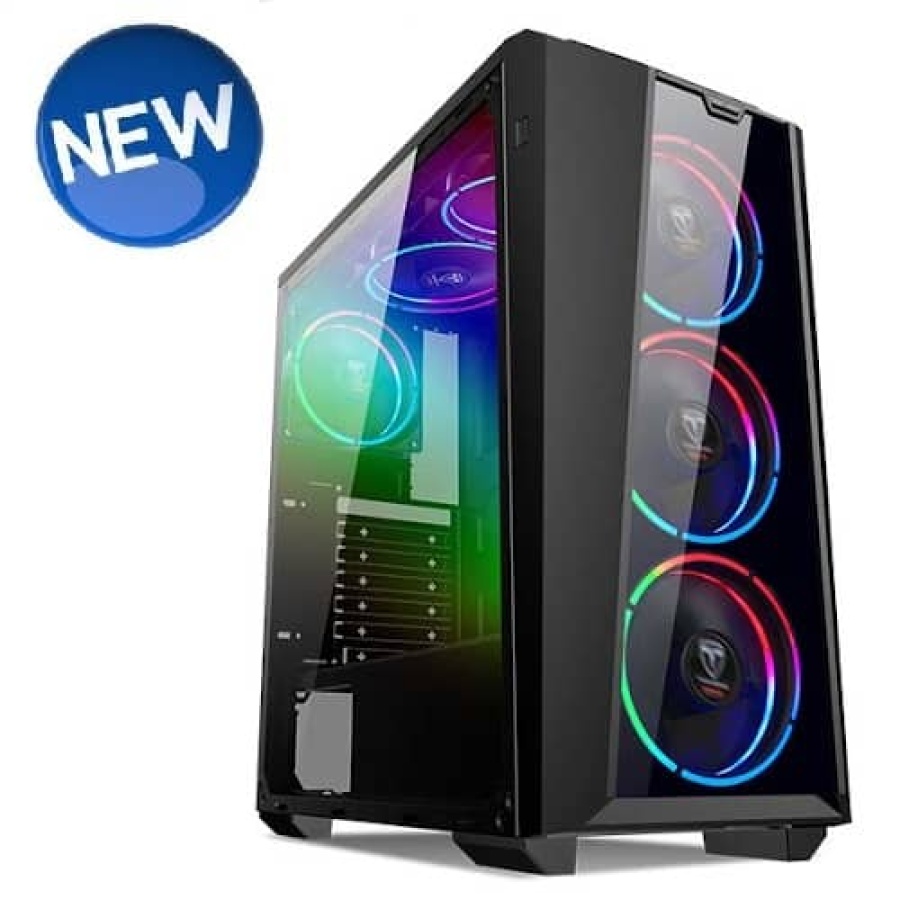 RGB GLASS TOWER i5 (10th Gen) up to 4.3GHz 16GB RAM 500GB M.2 NVMe GTX1650 4GB