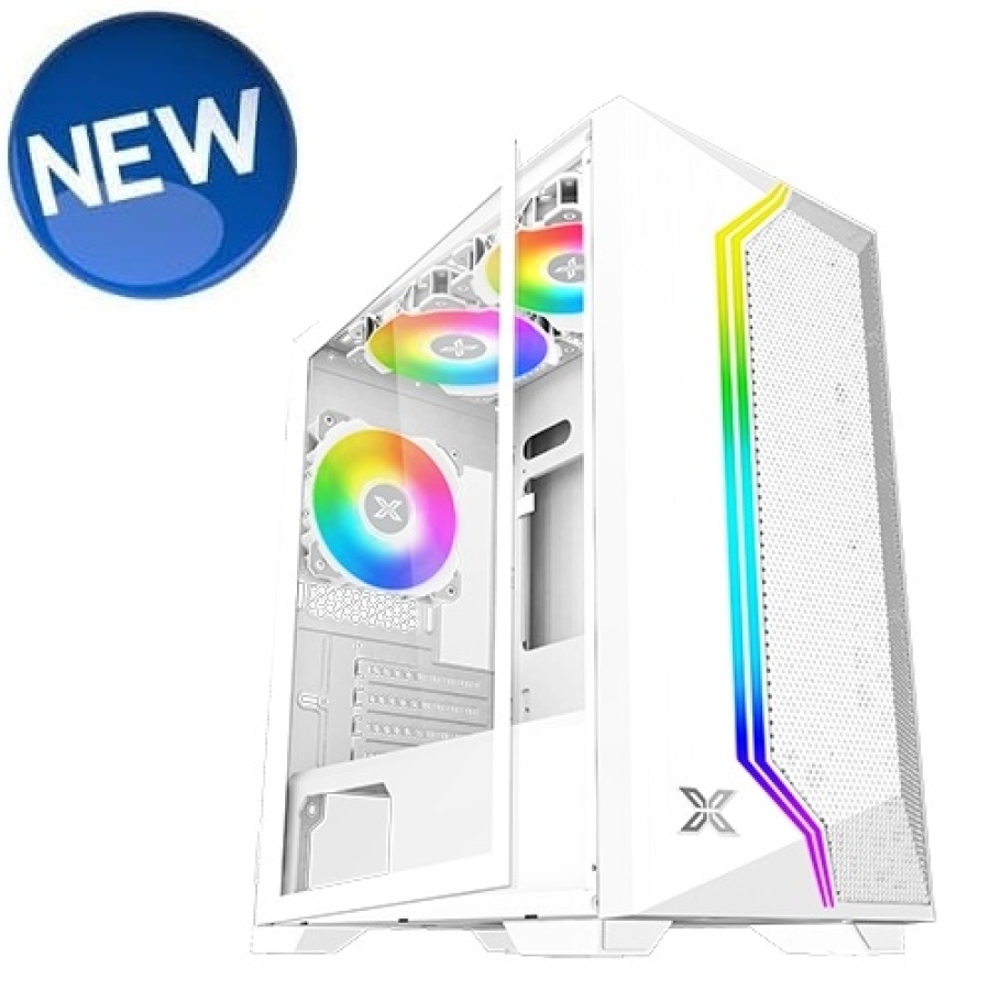 XIGMATEK GEMINI RGB WHITE TOWER Ryzen 5 5600G up to 4.4GHz 16GB RAM 1TB M.2 NVMe