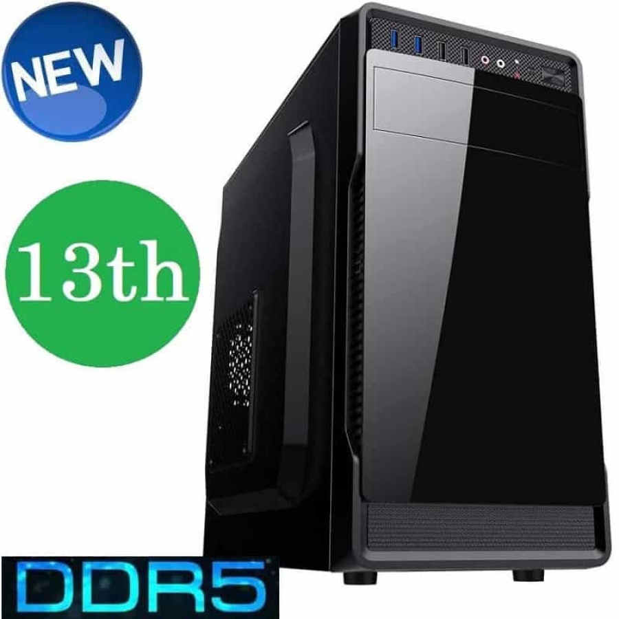 GLOSSY BUSINESS TOWER i5 (13th Gen) up to 4.6GHz 16GB RAM 500GB M.2 NVMe