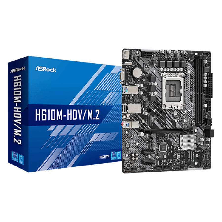 MB ASROCK H610M-HDV D4 M.2 S.1700