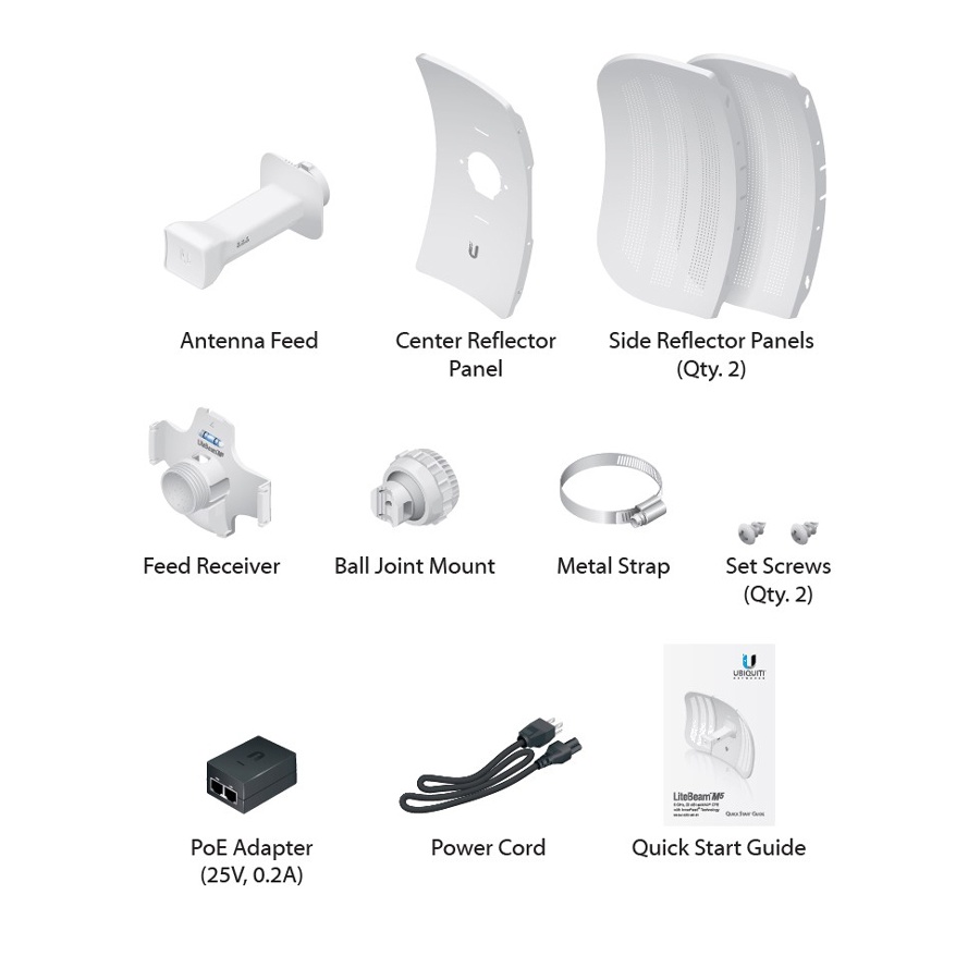 UBIQUITI LiteBeam M5 airMAX CPE Access Point LBE-M5-23, 23dBi, 5GHz - Image 3