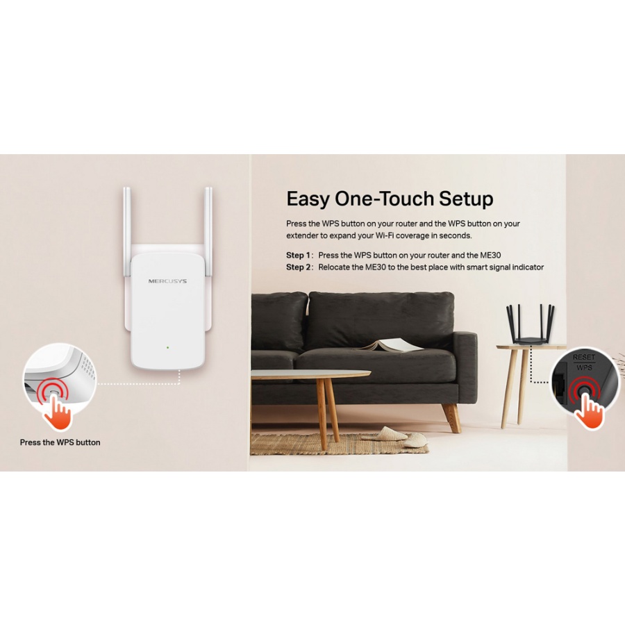 MERCUSYS Wi-Fi Range Extender ME30, 1200Mbps, Ver. 1.0 - Image 6