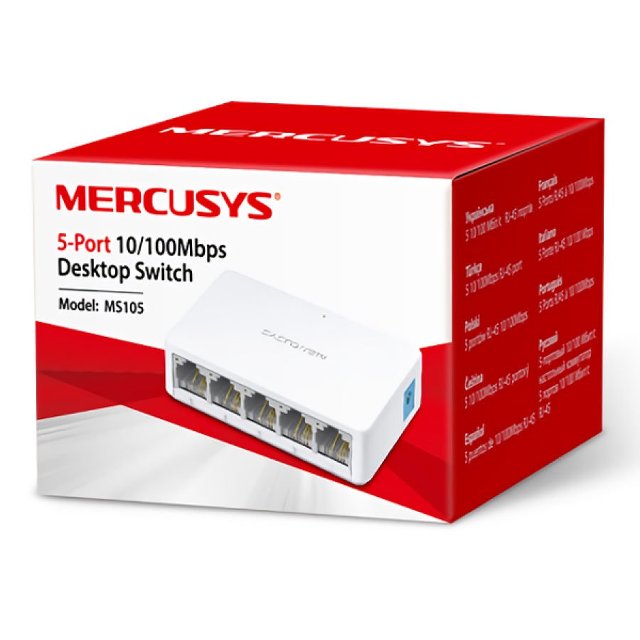 MERCUSYS Desktop Switch MS105, 5x 10/100 Mbps, Ver. 2 - Image 3