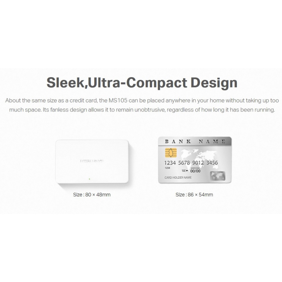 MERCUSYS Desktop Switch MS105, 5x 10/100 Mbps, Ver. 2 - Image 4