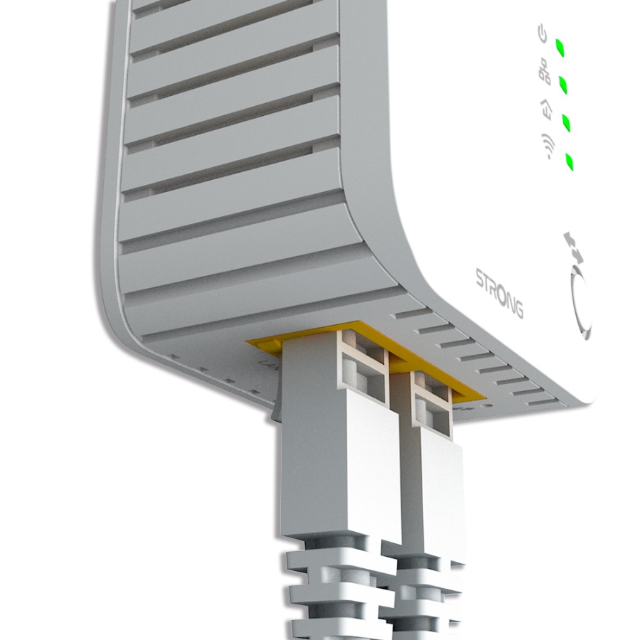 STRONG Powerline Kit POWERLWF600DUOEUV2, 600Mbps, 300Mbps WiFi, 2τμχ - Image 8