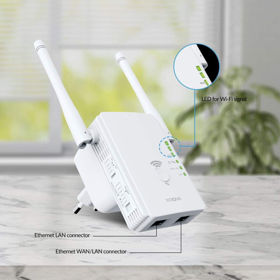 STRONG WiFi Extender REPEATER300V2, 300Mbps - Image 5