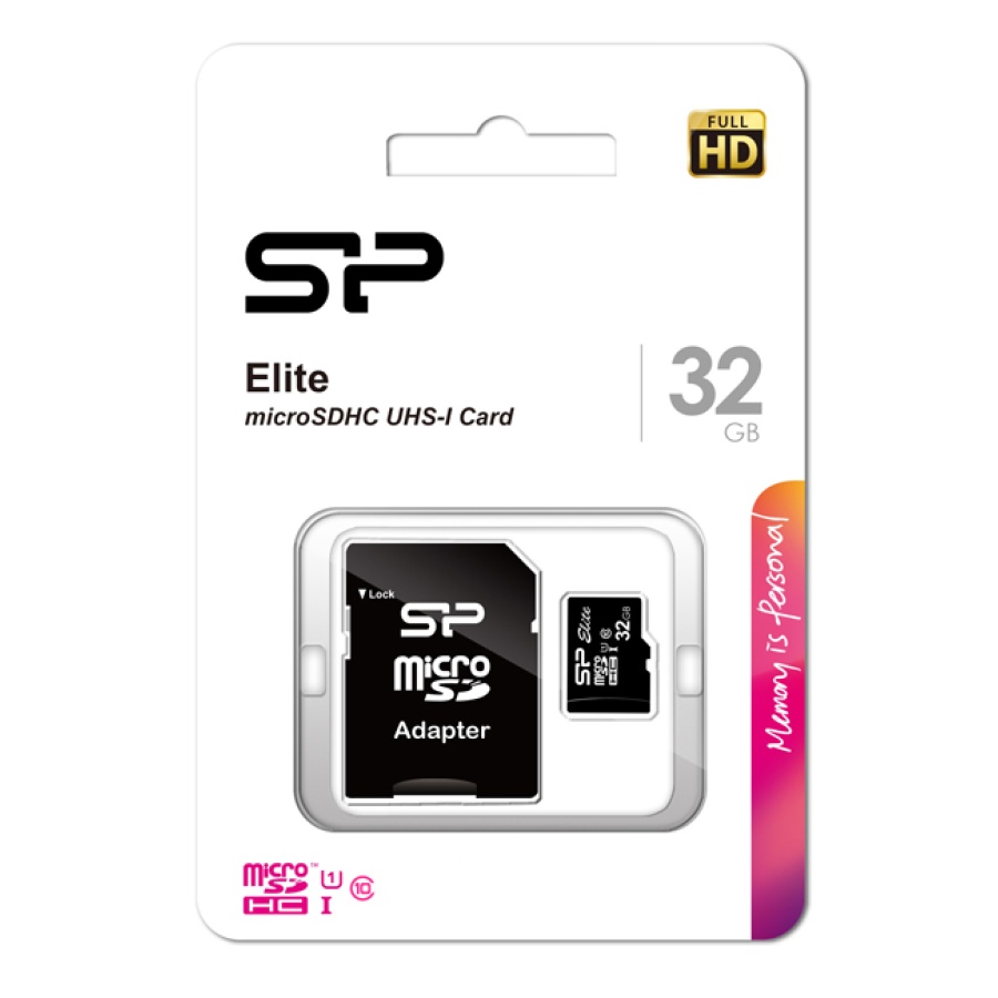 SILICON POWER κάρτα μνήμης Elite microSDXC UHS-1, 32GB, Class 10 - Image 2