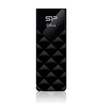 SILICON POWER USB Flash Ultima U03, 64GB, USB 2.0, μαύρο