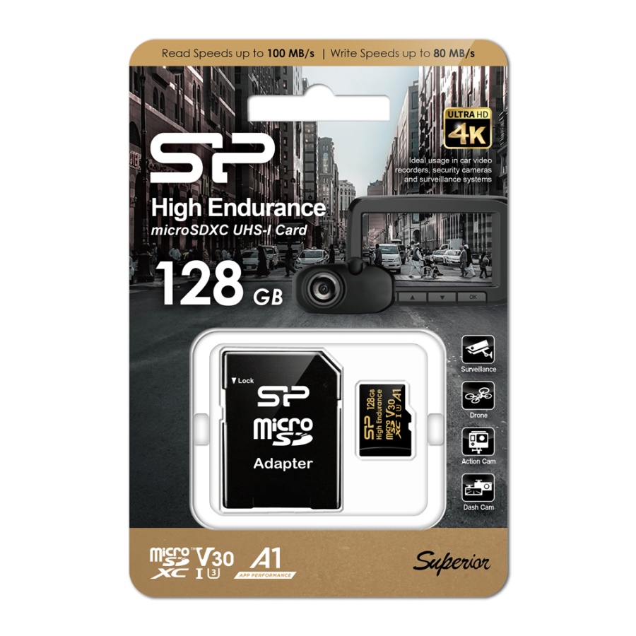 SILICON POWER κάρτα μνήμης microSDHC High Endurance, 128GB, Class 10 UHS-I U3 A1 V30 - Image 6