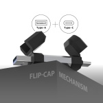 SILICON POWER USB Flash Drive C51, USB/USB-C, 128GB, 120MBps, ασημί - Image 3
