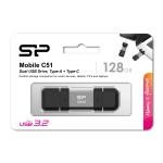 SILICON POWER USB Flash Drive C51, USB/USB-C, 128GB, 120MBps, ασημί - Image 6