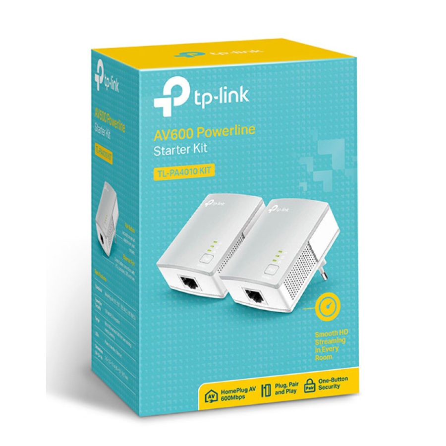 TP-LINK AV600 Powerline Starter Kit TL-PA4010 KIT, Ver. 3.0 - Image 2