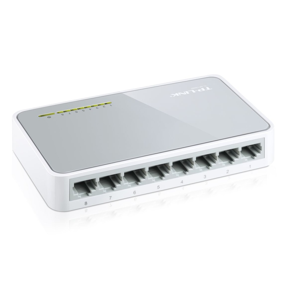 TP-LINK Desktop Switch TL-SF1008D, 8-port 10/100Mbps, Ver. 8.2 - Image 2