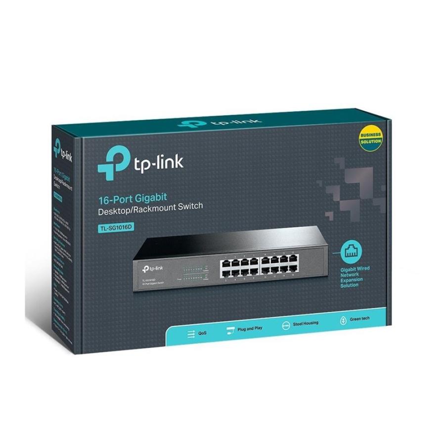 TP-LINK Desktop/Rackmount Switch TL-SG10016D 16 Θυρών, Ver. 8.0 - Image 2