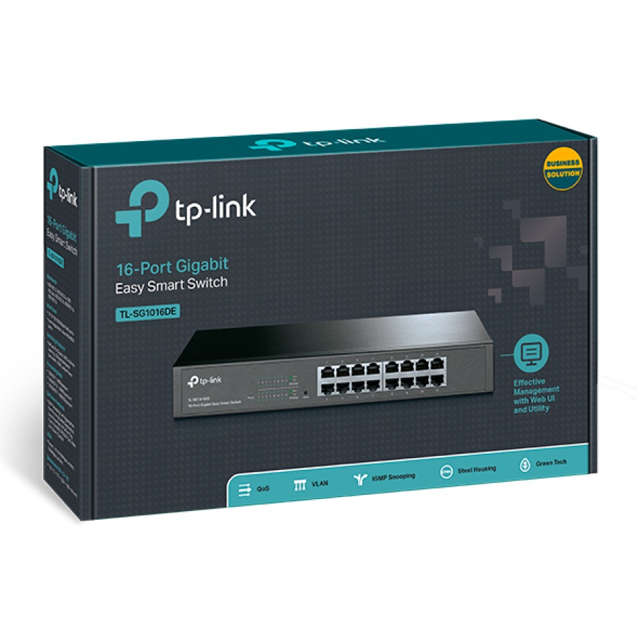 TP-LINK Easy Smart Switch TL-SG1016DE, 16-Port Gbit, Ver. 4.2 - Image 2