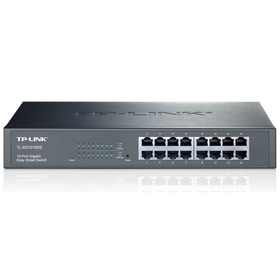 TP-LINK Easy Smart Switch TL-SG1016DE, 16-Port Gbit, Ver. 4.2