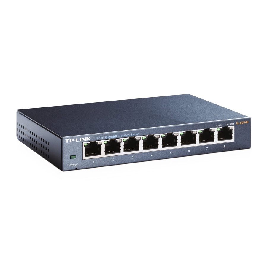 TP-LINK Desktop Switch TL-SG108 8 Θυρών, 10/100/1000Mbps, Ver. 6.0 - Image 3