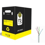 NG ΚΑΛΩΔΙΟ ΔΙΚΤΥΟΥ UTP ΓΚΡΙ CAT5e COPPER 305m, 24AWG