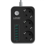 LDNIO ΠΟΛΥΜΠΡΙΖΟ SE3631 3 ΘΕΣΕΩΝ + 6 ΘΥΡΕΣ USB - Image 5