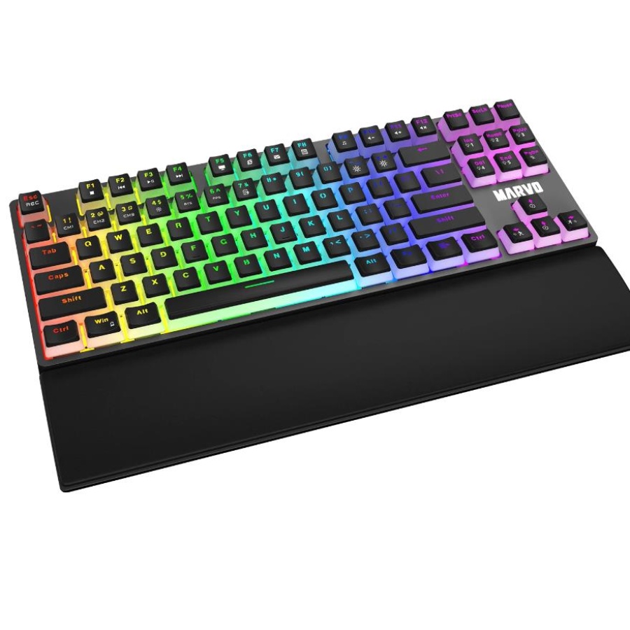 MARVO KG946 GAMING RGB ΜΗΧΑΝΙΚΟ ΠΛΗΚΤΡΟΛΟΓΙΟ, ΚΟΚΚΙΝΟΙ ΔΙΑΚΟΠΤΕΣ - Image 4