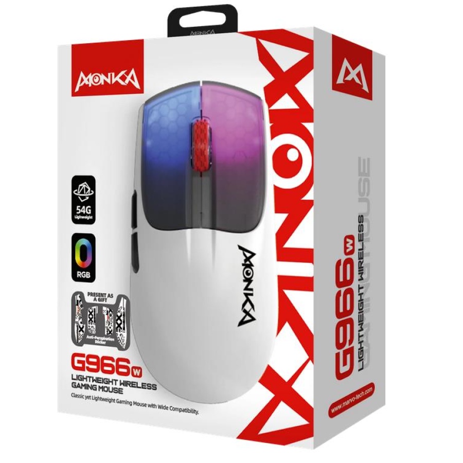 MARVO MONKA VERO TYPE-C+2.4G+BT GAMING MOUSE - Image 4