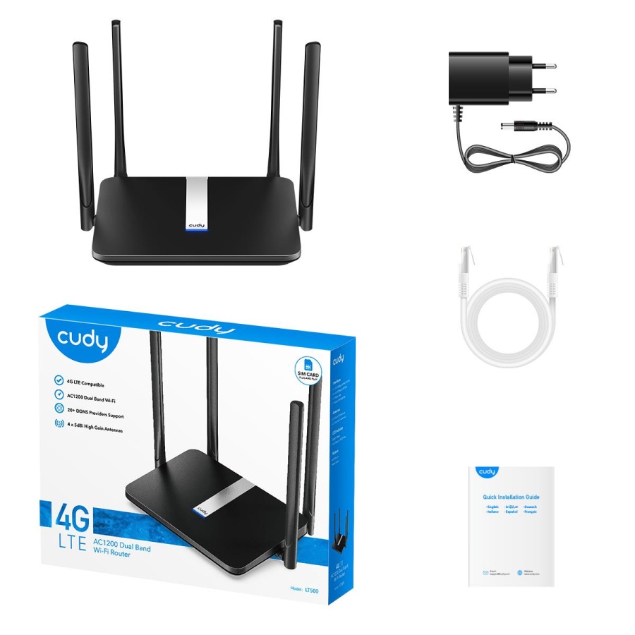 CUDY LT500 AC1200 Wi-Fi 4G LTE Cat.4 ROUTER - Image 5