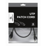 CABLEXPERT ΚΑΛΩΔΙΟ UTP CAT6 0.25m, ΜΑΥΡΟ - Image 2