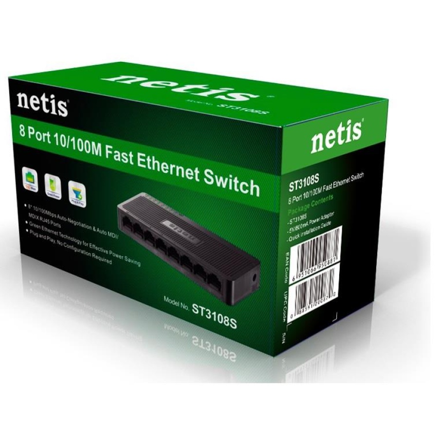 NETIS SWITCH 8-PORT 10/100Mbps - Image 2