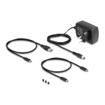 DELOCK docking station 64253 για M.2 NVMe/SATA SSD & HDD, 10Gbps, μαύρο - Image 4