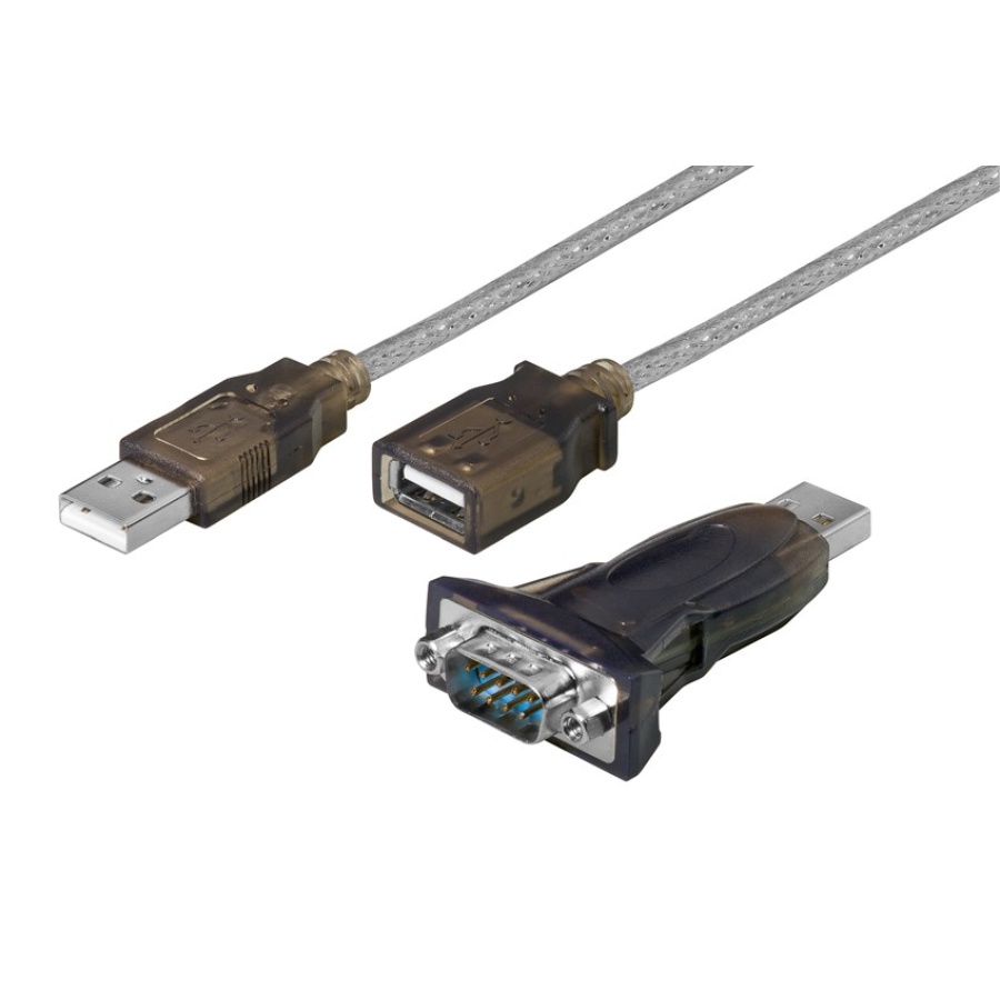 GOOBAY αντάπτορας/καλώδιο USB σε RS-232 93128, 1 Mbit/s, 1.5m, διάφανο - Image 3