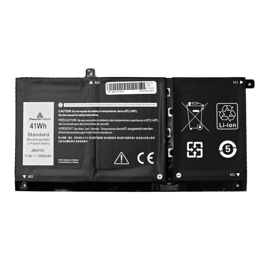 POWERTECH συμβατή μπαταρία JK6Y6 για DELL Inspiron 13 5300/14 5400/15 5500