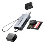 CABLETIME card reader CT-ACSD3-AG, SD/micro SD, USB/USB-C, 5Gbps, γκρι - Image 11