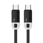 CABLETIME καλώδιο USB-C CT-CM60-PBW, 60W PD, 480Mbps, 1m, μαύρο