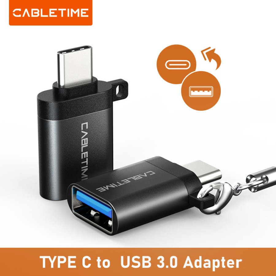 CABLETIME αντάπτορας USB-C σε USB CT-CMAF, 5Gbps, 10.5W, μαύρος - Image 5