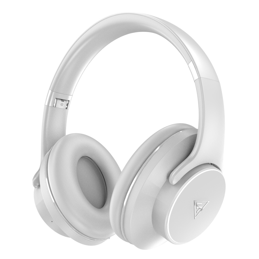 DOQAUS headphones DESIGN 1, ασύρματα & ενσύρματα, Φ40mm, 600mAh, γκρι