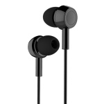 USAMS earphones με μικρόφωνο EP-12, 3.5mm σύνδεση, Φ10mm, 1.2m, μαύρα - Image 2