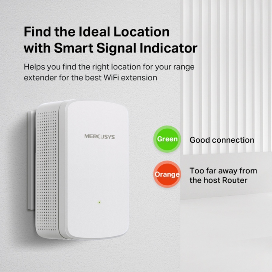 MERCUSYS Wi-Fi range extender ME10, 300Mbps, Ver. 1.0 - Image 3