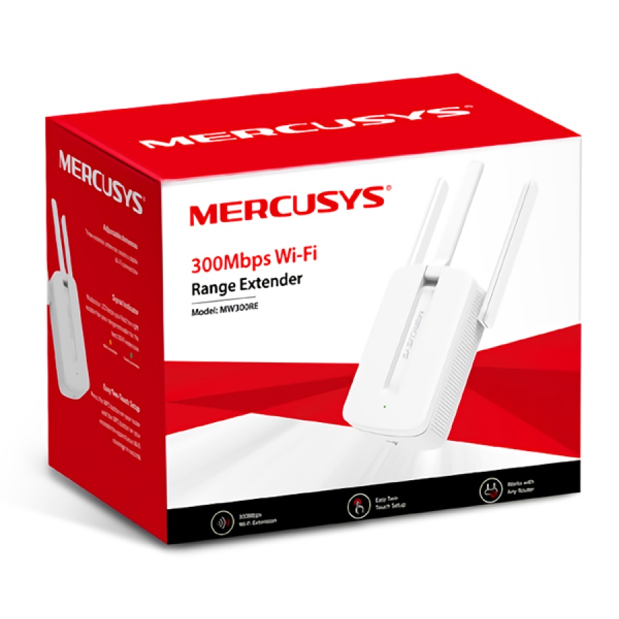 MERCUSYS Wi-Fi Range Extender MW300RE, 300Mbps, MIMO, Ver. 4 - Image 3