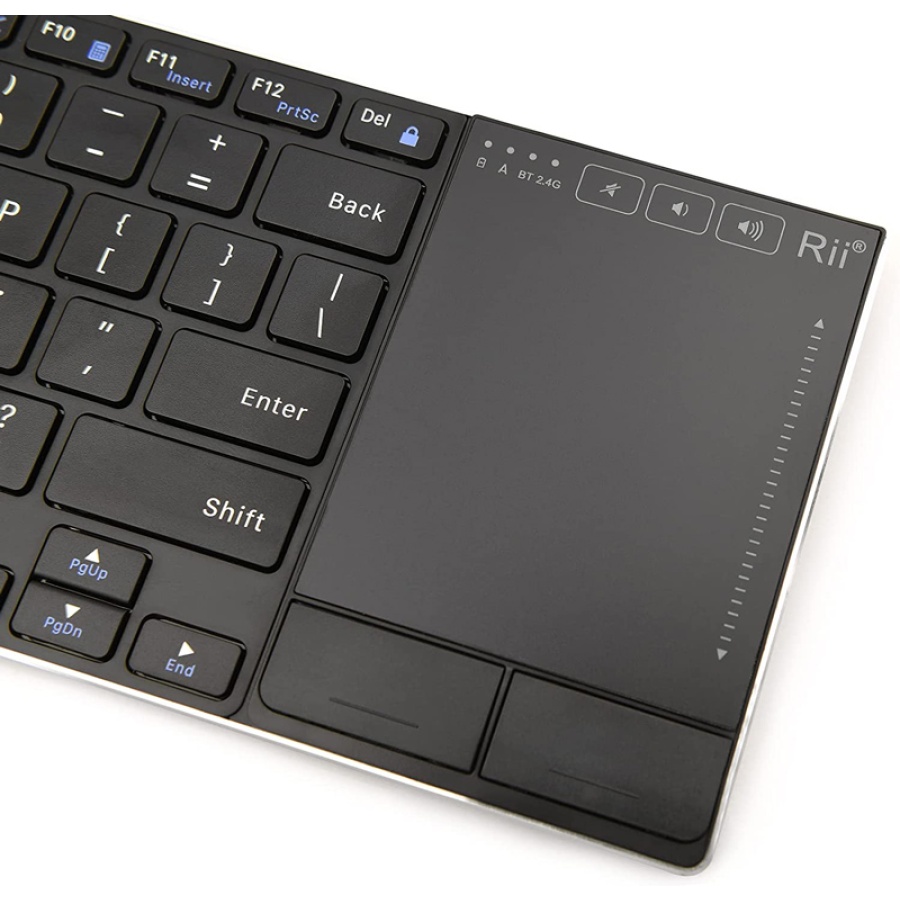 RIITEK ασύρματο πληκτρολόγιο RT721 με touchpad, Bluetooth & 2.4GHz - Image 3