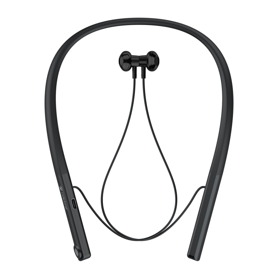 CELEBRAT earphones SE2 με μαγνήτη, Bluetooth, 14mm, 280mAh, μαύρα - Image 2