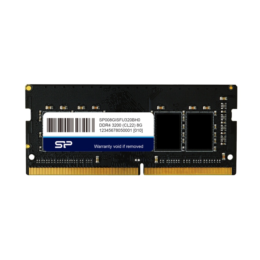 SILICON POWER industrial μνήμη DDR4 SODIMM SP008GISFU320BH0, 8GB, 3200MHz, CL22, -20~95 °C