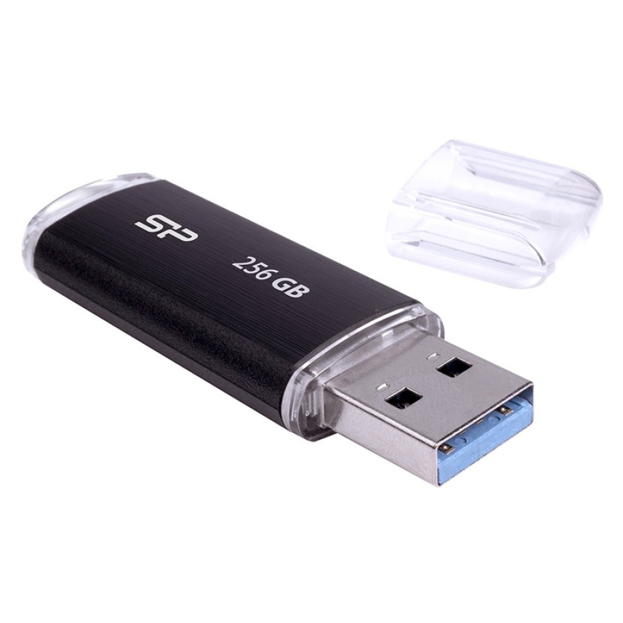 SILICON POWER USB Flash Drive Blaze B02, 256GB, USB 3.2, μαύρο - Image 3