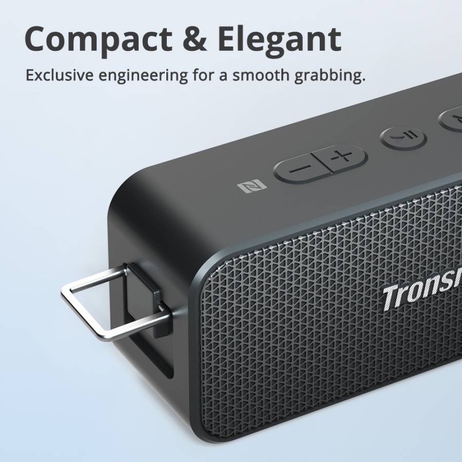 TRONSMART φορητό ηχείο T2 Plus Upgraded, 20W, Bluetooth/NFC, 4000mAh, μαύρο - Image 3
