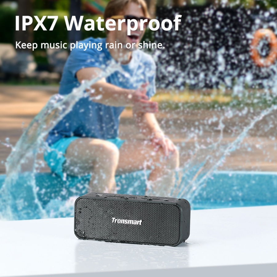 TRONSMART φορητό ηχείο T2 Plus Upgraded, 20W, Bluetooth/NFC, 4000mAh, μαύρο - Image 6