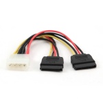 CABLEXPERT ΚΑΛΩΔΙΟ ΤΡΟΦΟΔΟΣΙΑΣ MOLEX TO 2 x SATA - Image 3